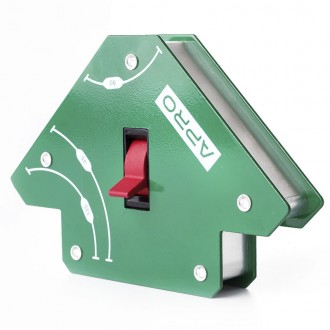 Струбцина магнітна для зварювання, що вимикається 135х130х151мм 24 кг (45,90,135градус) PRO. Запоріжжя. фото 1