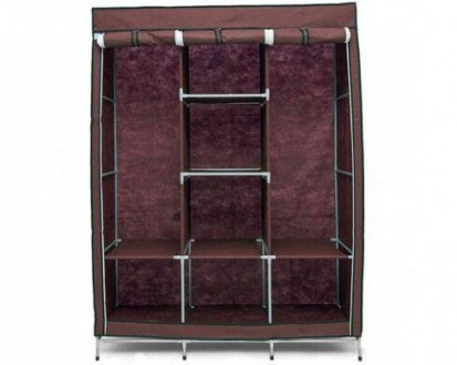 Складана каркасна тканинна шафа Storage Wardrobe 88130
Дешеві меблі з ДСП швидко. . фото 3