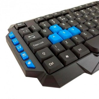 JEDEL WS880 проводная клавиатура, подключаемая к ПК с помощью шнура и USB порта.. . фото 8