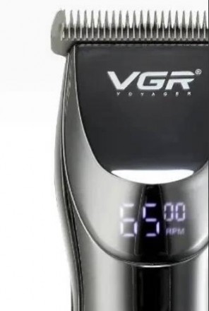 Машинка для стрижки волос VGR V-256 с футуристическим дизайном и фантастической . . фото 5