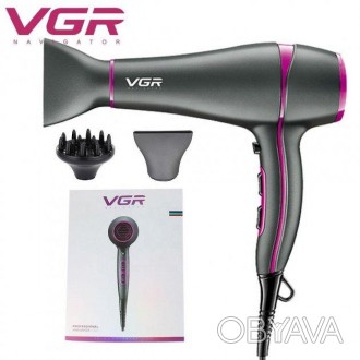Професійний фен VGR V-402
Мрія кожної жінки – здорове, блискуче, густе волосся. . . фото 1