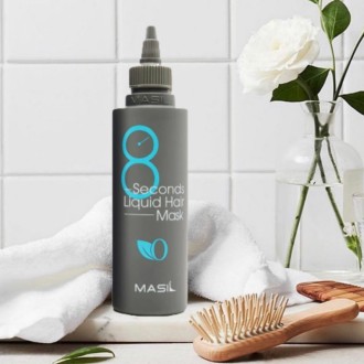 Жидкая маска-филлер для объёма и восстановления волос Masil 8 Seconds Liquid Mas. . фото 4