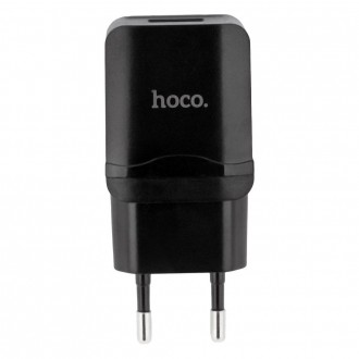 Мережевий Зарядний Пристрій Hoco C22A Micro Black. . фото 3
