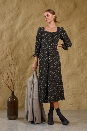 Жіноча сукня Stimma Аліма. Красива довга сукня з квітковим принтом. Ця стильна с. . фото 4