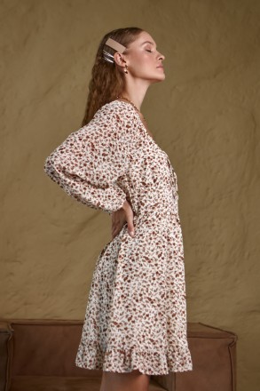 Жіноча сукня Stimma Таіра. Красива коротка сукня з квітковим принтом. Ця стильна. . фото 3