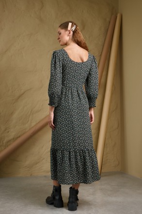 Жіноча сукня Stimma Равія. Ця стильна, довга сукня з розрізом стане чудовою осно. . фото 3