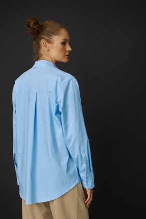 Жіноча сорочка Stimma Ківано. Ця стильна сорочка з накладною кишенею стане чудов. . фото 5
