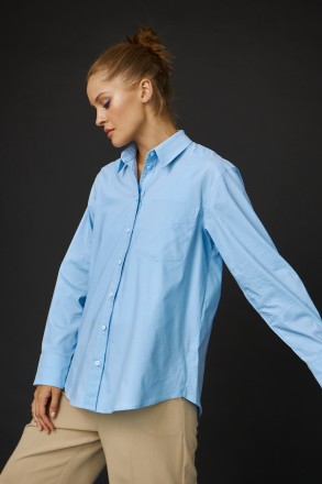 Жіноча сорочка Stimma Ківано. Ця стильна сорочка з накладною кишенею стане чудов. . фото 4