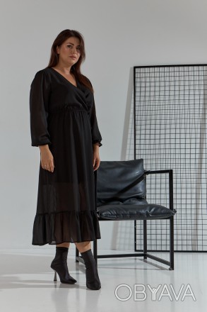 Жіноча сукня Stimma Ділві. Ця стильна сукня з шифону стане чудовою основою для т. . фото 1
