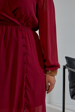 Жіноча сукня Stimma Ділві. Ця стильна сукня з шифону стане чудовою основою для т. . фото 3