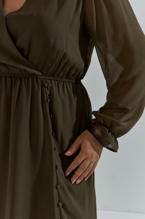 Жіноча сукня Stimma Ділві. Ця стильна сукня з шифону стане чудовою основою для т. . фото 5