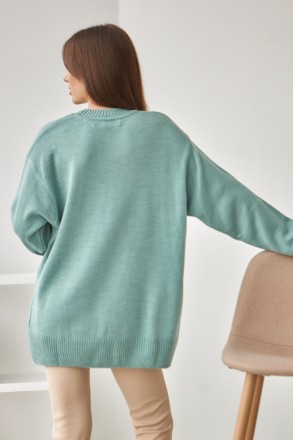 Жіночий светр Stimma Номі. Це стильний светр із круглою горловиною стане чудовою. . фото 3