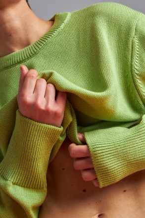 Светр жіночий Stimma Гресс. Однотонний жіночий светр з круглою горловиною.. . фото 3