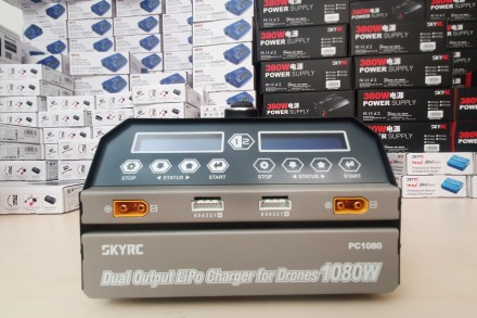 
 Зарядное устройство дуо SkyRC PC1080 20A/1080W с/БП универсальное (SK-100124)
. . фото 3