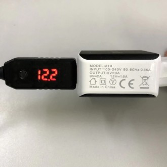 USB преобразователь напряжения в диапазоне от 4.8 до 12.8 вольт с шагом 0.2 воль. . фото 4