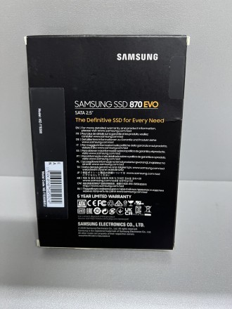 
SSD накопичувач Samsung 870 EVO 500 GB (MZ-77E500B) Новый!
Самый популярный в м. . фото 3