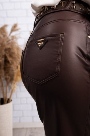 
Стильные женские брюки, производство Турция. Крой слегка зауженный, длина 7/8. . . фото 7