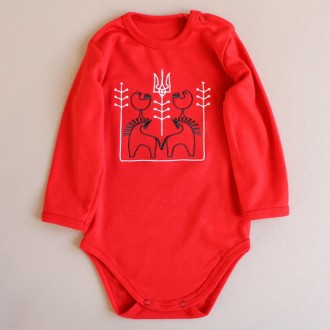 Боді з сучасним етнічним орнаментом Воля  хлопчику. Львів. фото 1