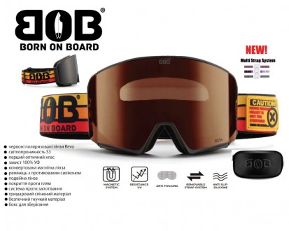 
 
 BOB (Born on Board) Caution! - це високоякісна гірськолижна маска з широким . . фото 4