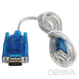 для передачи данных; Разъем 1 - USB; разъем 2 - COM; длина кабеля - 0.85 м. . фото 1