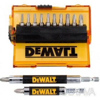 Набор DEWALT DT71570 включает 14 насадок для шуруповерта или ручной работы. В ко. . фото 1