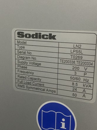 Электроэрозионный станок Sodick AD55L (LP55L )  2020 г.в.  
 (электроискровой к. . фото 9