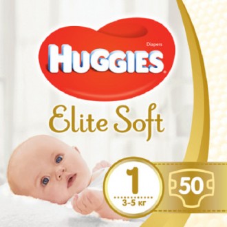 Подгузники Huggies Elite Soft (Хаггис Элит Софт) специально для новорожденных. Д. . фото 2