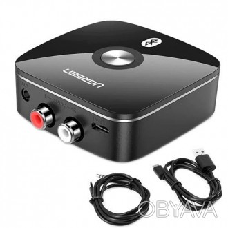 Bluetooth 5.0 аудио приемник ресивер звука Ugreen 40759E RCA aptX LLМиниатюрный . . фото 1