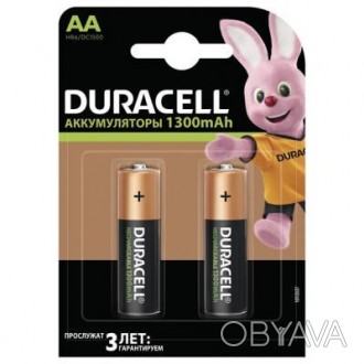 Аккумулятор Duracell AA HR6 1300mAh * 2 (81367175)Аккумуляторы никель-металлгидр. . фото 1