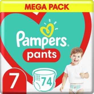 Подгузник Pampers трусики Pants Giant Размер 7 (17+ кг) 74 шт. (8006540069622). Бровари. фото 1 Подгузник Pampers трусики Pants Giant Размер 7 (17+ кг) 74 шт. (8006540069622). Бровари. фото 1