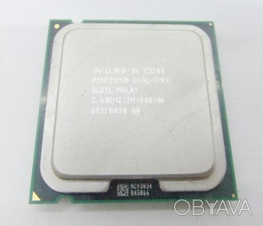Процессор Intel Pentium E5300 2,60 GHz/ 2Mb Кеш/5 GT/s / s755 / 65w
 
Спецификац. . фото 1