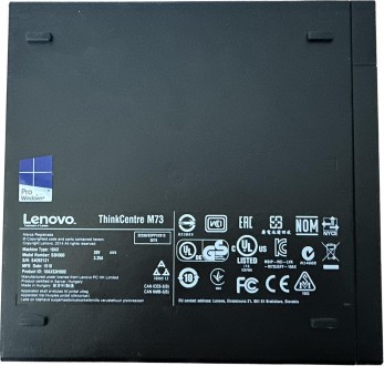 
Тонкий клиент Lenovo ThinkCentre M73 USFF / Intel Core i5-4570T (2 (4) ядра по . . фото 6