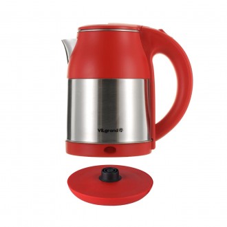 Чайник электрический для дома VILGRAND VS18103 красный
 Электрический чайник ViL. . фото 4