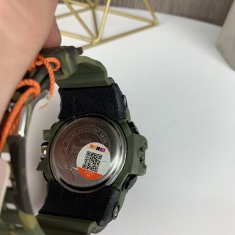 
Мужские спортивные наручные часы SKMEI 1155 электронные с подсветкой, армейские. . фото 8