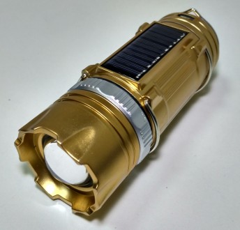  Кемпинговая LED лампа SB-9688 фонарик с солнечной панелью Многофункциональный к. . фото 2
