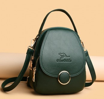 Женский мини рюкзак сумка Кенгуру 2 в 1, маленький рюкзачок сумочка
Характеристи. . фото 3