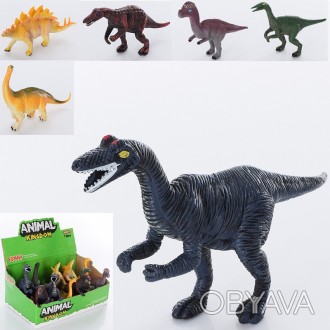 Фигурка 16078A (288шт) динозавр (от 13 до 15см), 12шт(6видов) в дисплее, 23,5-10. . фото 1