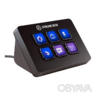 Контроллер для стриминга Elgato Stream Deck Mini весь функционал в компактном фо. . фото 1