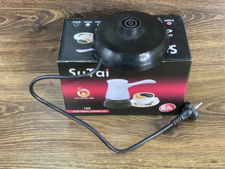 
Турка електрична ZP-008 600W - розрахована на приготування кави в домашніх умов. . фото 5