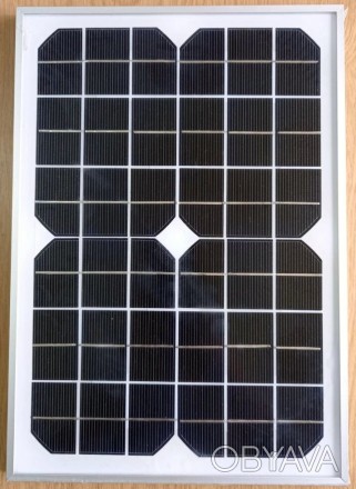 Солнечная панель монокристаллическая Altek ALM-10 Вт.Cолнечные панели используют. . фото 1