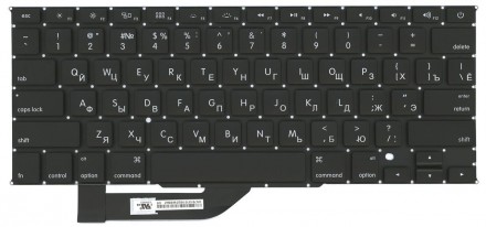 Клавіатура для ноутбука Apple MacBook Pro A1398 (2012, 2013, 2014, 2015) з підсв. . фото 2