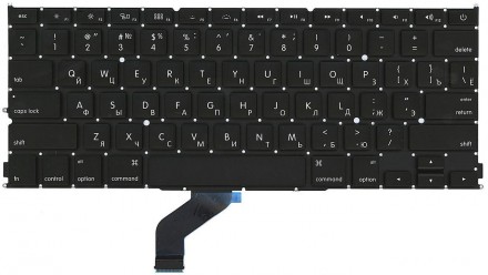 Клавіатура для ноутбука Apple MacBook Pro (A1425) з підсвічуванням (Light) Black. . фото 2