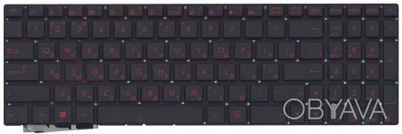 Клавіатура для ноутбука Asus (G771, N551) з підсвічуванням (Light), Black, (No F. . фото 1
