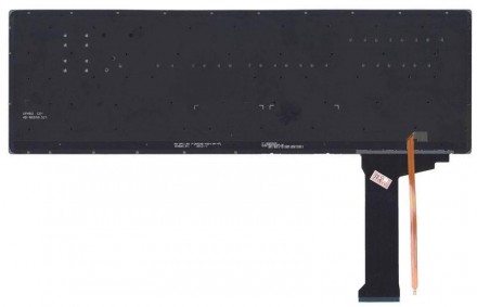 Клавіатура для ноутбука Asus (N551) з підсвічуванням (Light), Gray, (No Frame) U. . фото 3