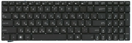 Клавіатура для ноутбука Asus (N56, N56V) з підсвічуванням (Light), Black, (No Fr. . фото 2
