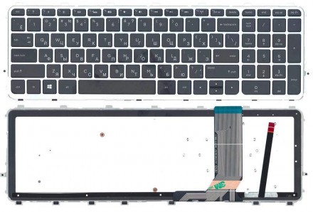 Клавіатура для ноутбука HP Envy (15-j000, Envy 15T-J, Envy 15Z-J, Envy 17-J, Env. . фото 4
