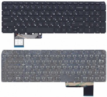 Клавіатура для ноутбука HP Pavilion (m6-k088) з підсвічуванням (Light), Black, (. . фото 4