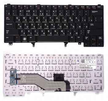 Клавіатура для ноутбука Dell Latitude E5420, E6220, E6320, E6420, E6430 Black, R. . фото 4