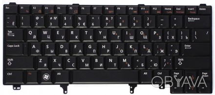 Клавіатура для ноутбука Dell Latitude E5420, E6220, E6320, E6420, E6430 Black, R. . фото 1