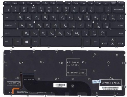 Клавіатура для ноутбука Dell XPS 12, 13, 13R, 13Z, L321X, L322X з підсвічуванням. . фото 4